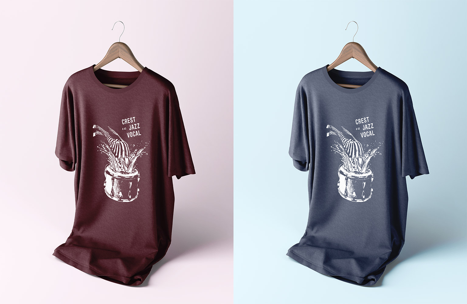T-shirt festival Crest Jazz Vocal 2018.