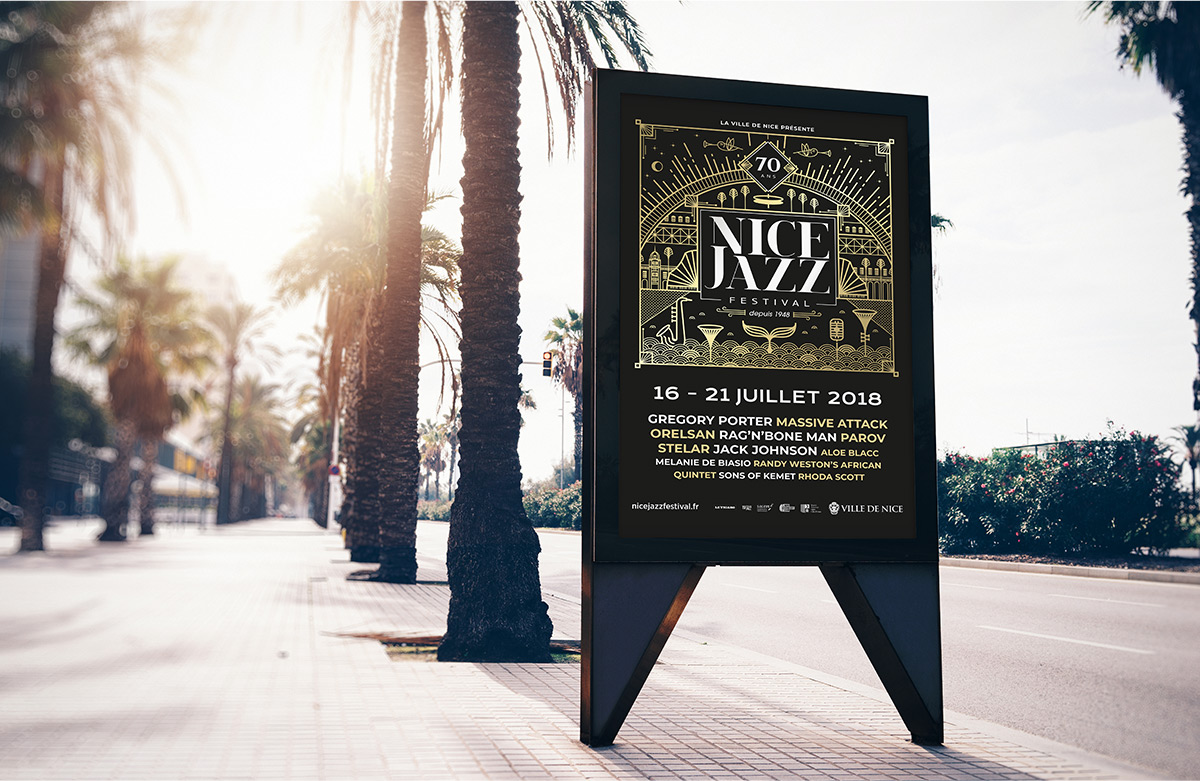 Affiche festival de jazz 2018.