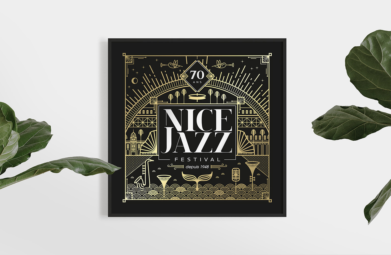 Visuel Nice Jazz Festival 2018.