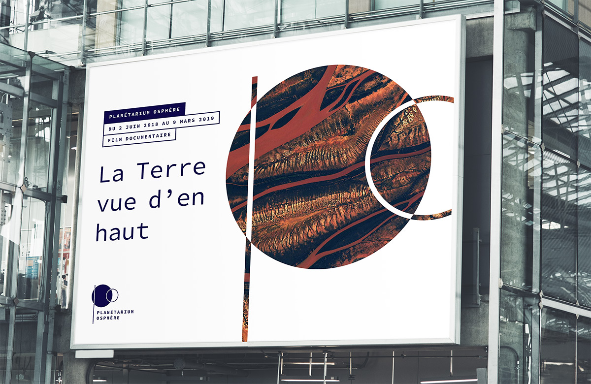 Affiche grand format planétarium.