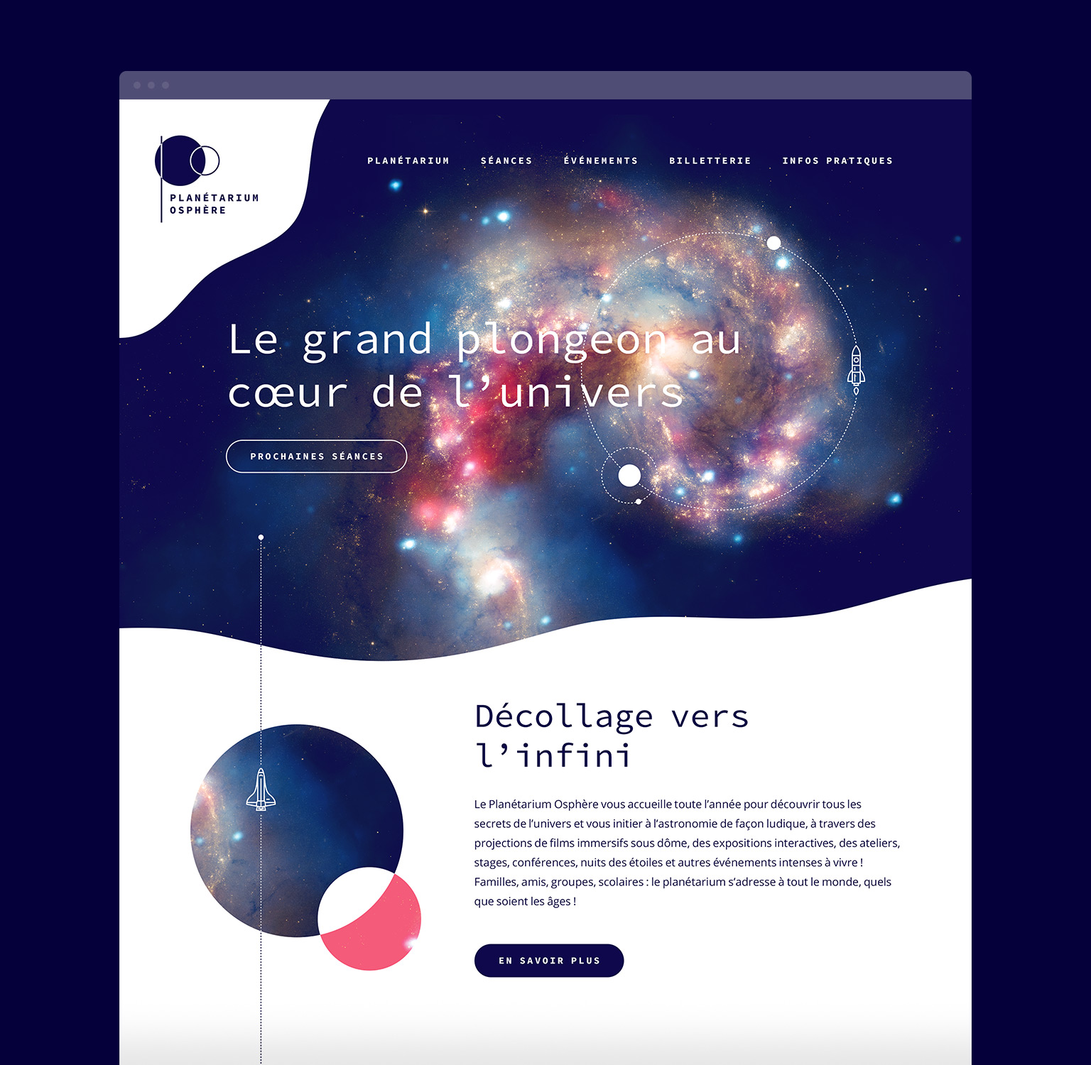 Site internet planétarium.
