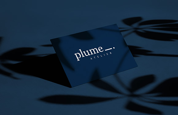 Carte de visite Plume Atelier.