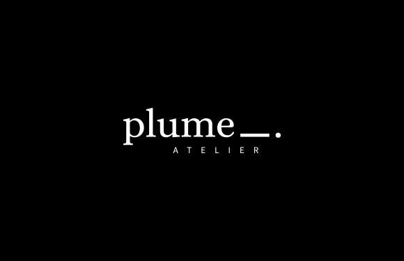 Logo identité visuelle Plume Atelier.